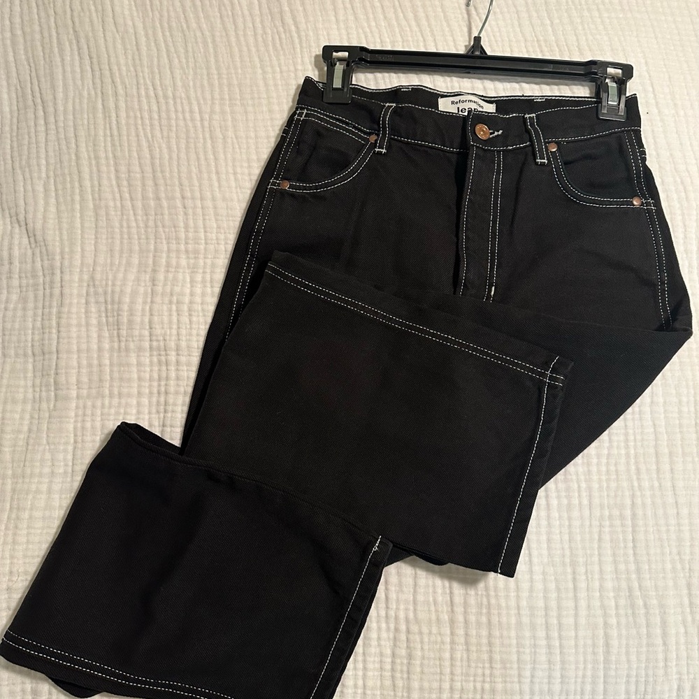 Reformation Cowboy High Rise Straight Jeans